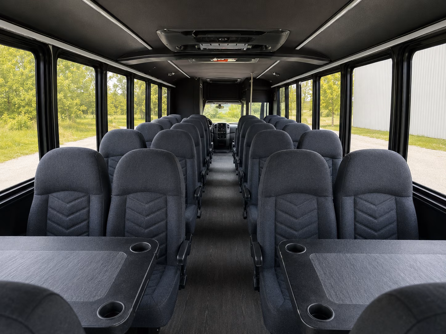 18 passenger minibus inside