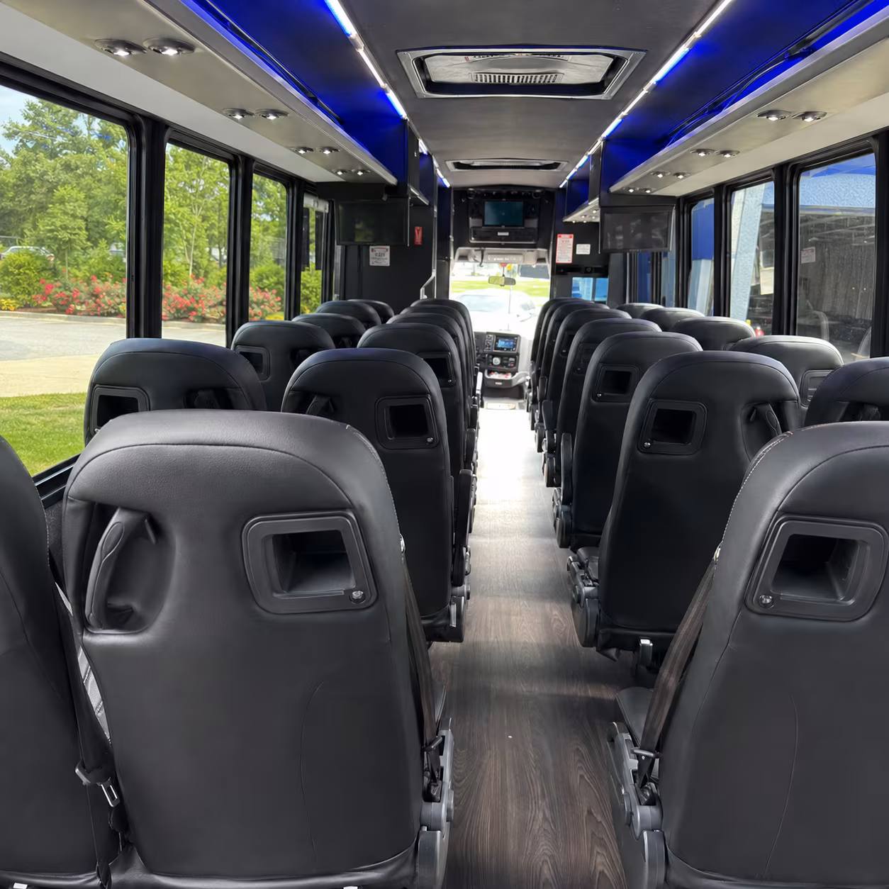 30 passenger minibus interior