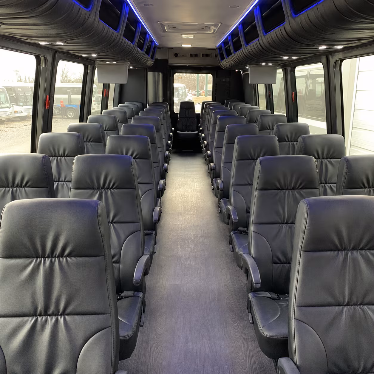 charter buses for larger olathe wedding guest lists