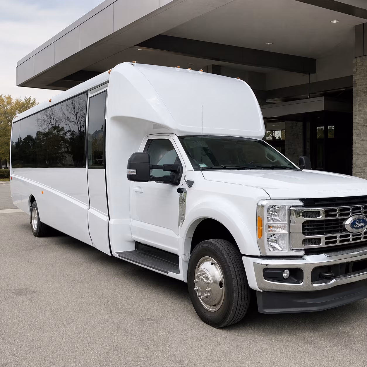 corporate airport transfer buses between olathe and kci