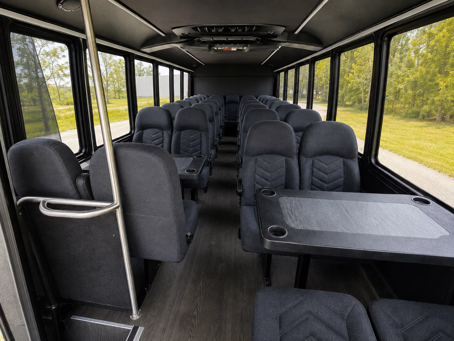 olathe 20 passenger minibus inside