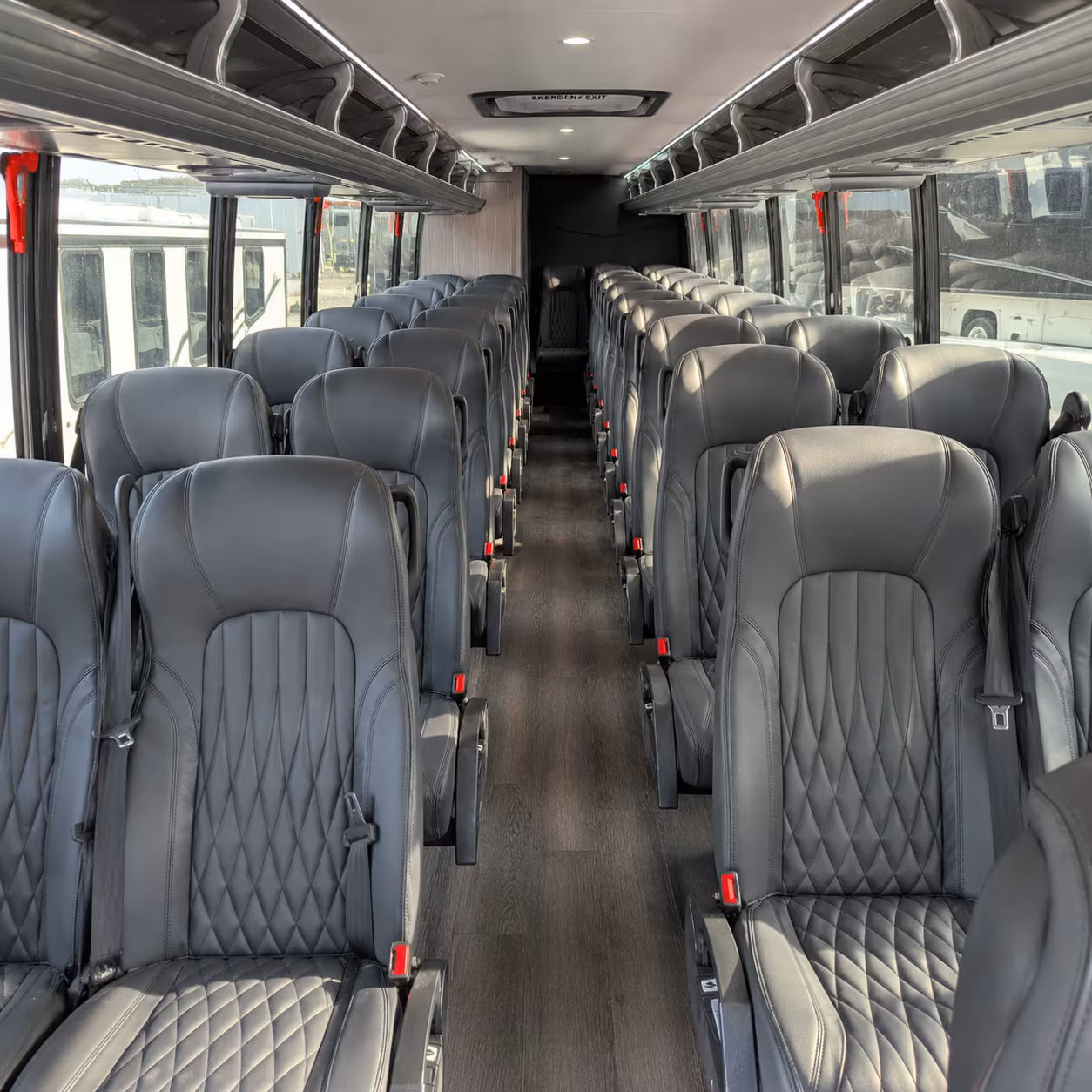 olathe 28 passenger minibus inside