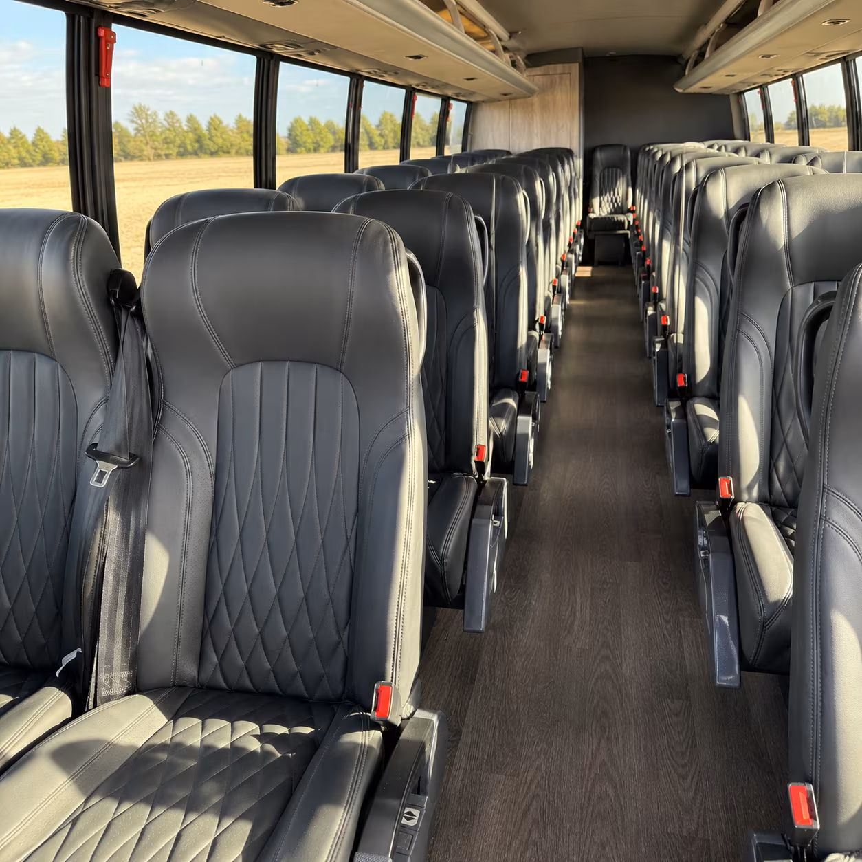 olathe 30 passenger minibus inside