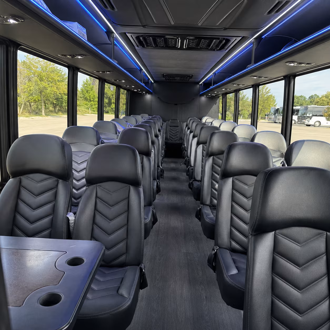 olathe 35 passenger minibus inside