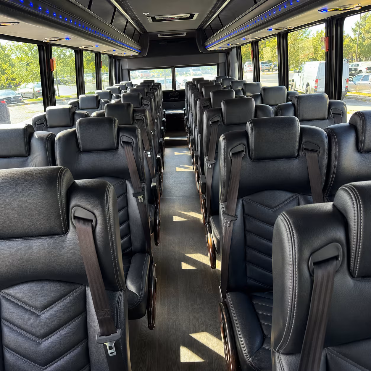 olathe 35 passenger minibus interior