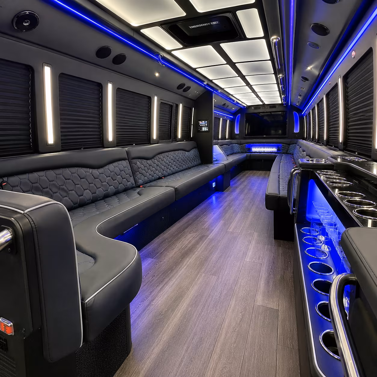 olathe party bus interior