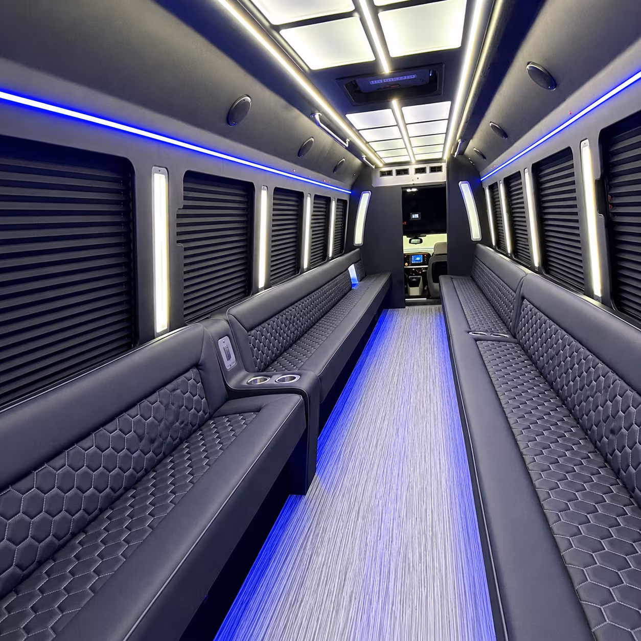olathe party bus rental interior