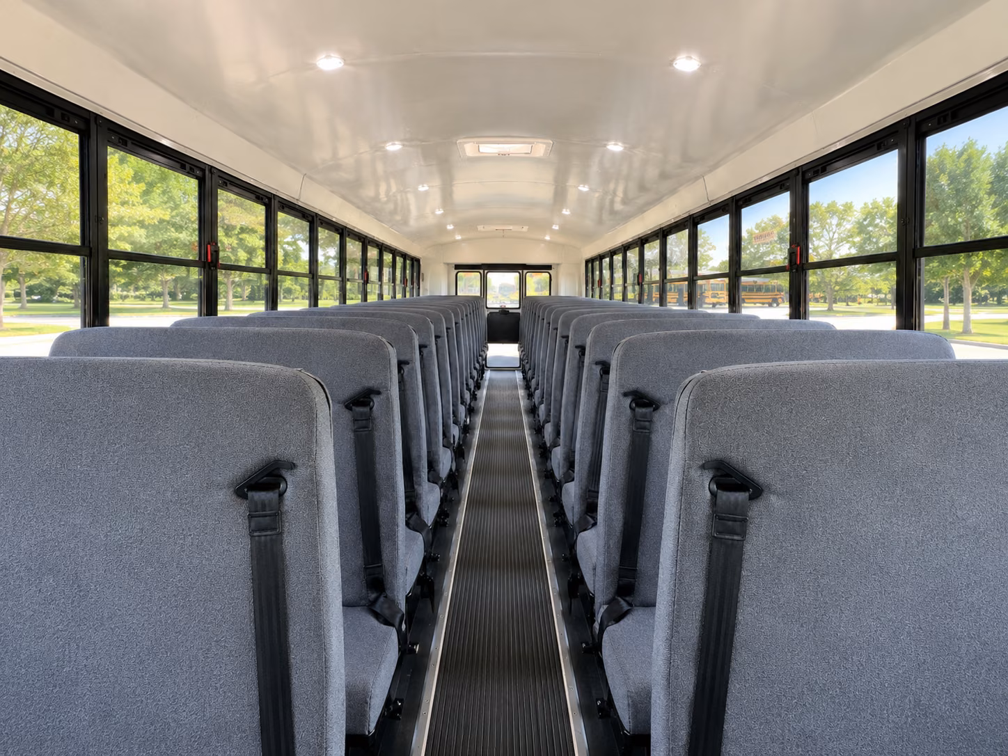 olathe school bus inside