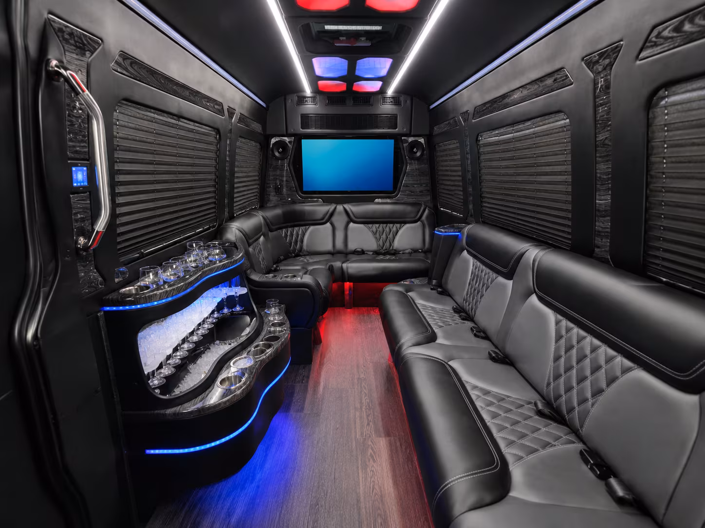 olathe sprinter limousine inside