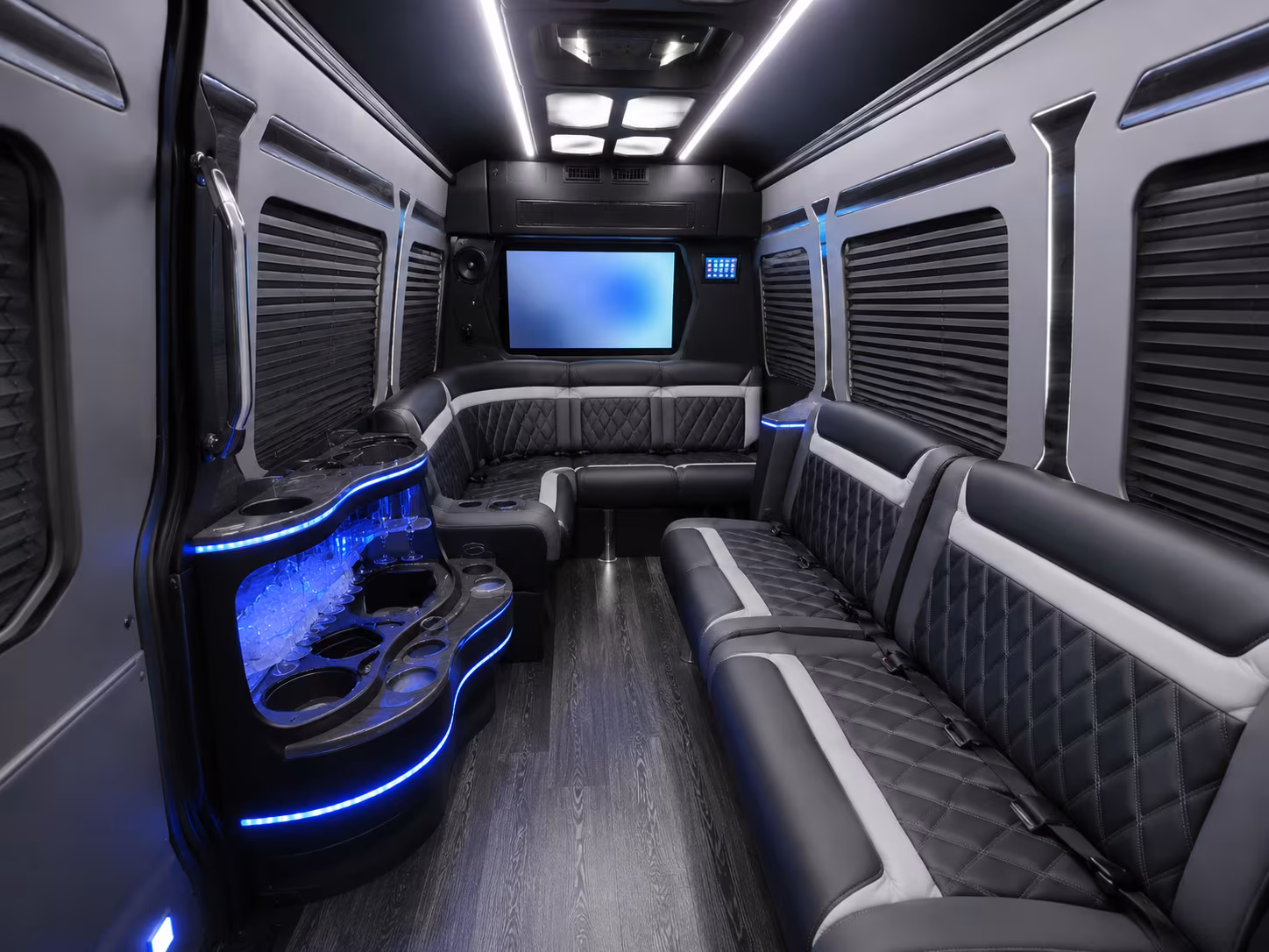 olathe sprinter limousine interior
